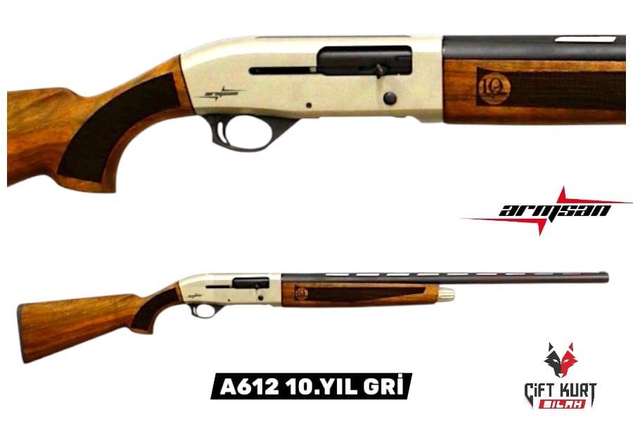 ARMSAN A612 10.YIL GRİ OTOMATİK YİVSİZ AV TÜFEĞİ